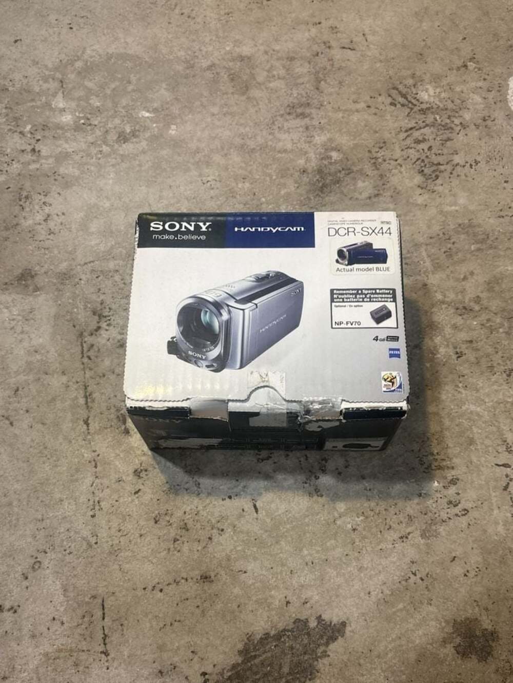 Sony Handycam DCR-SX44 Digital Video Camera Recorder (Blue)